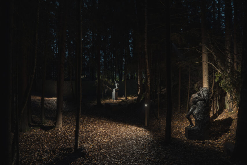 The Well Spa&Hotel, una foresta di sculture illuminate da L&L Luce&Light